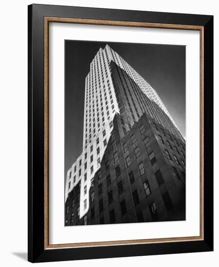 9 Rockefeller Plaza, Which Housed Time Editorial Offices from 1938-1960-Margaret Bourke-White-Framed Photographic Print