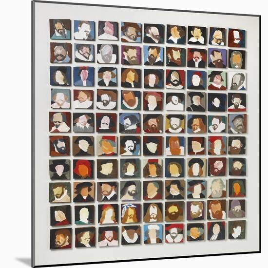 90 Old Masters, 2006-Holly Frean-Mounted Giclee Print
