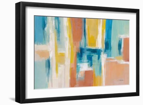 90s Color Blocks-Silvia Vassileva-Framed Art Print