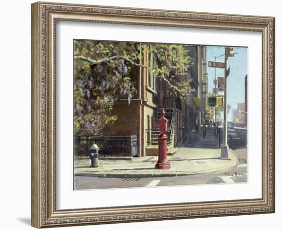 91st Street at Lexington Avenue-Julian Barrow-Framed Giclee Print