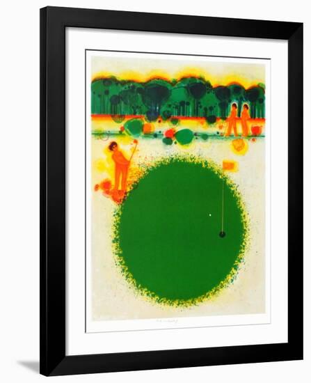 93 Le golf-Frédéric Menguy-Framed Collectable Print