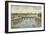 93ème vue du pont neuf, du côté du pont Saint-Michel à Paris-null-Framed Giclee Print