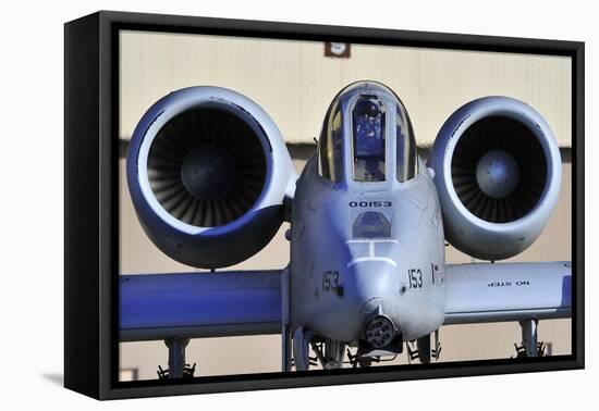 A-10 Thunderbolt Aircraft Called 'Warthog' Was Designed in the 1970s-null-Framed Stretched Canvas