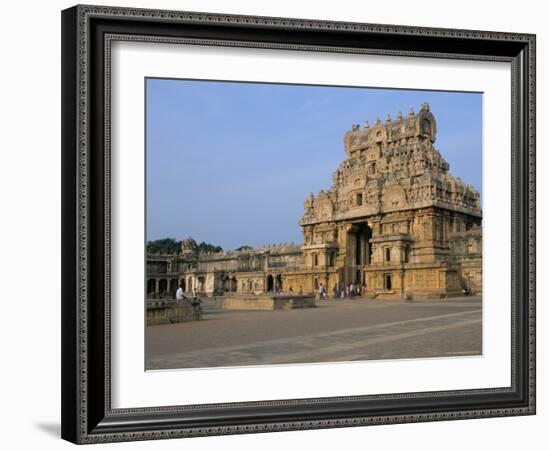 A 10th Century Temple of Sri Brihadeswara, Unesco World Heritage Site, Thanjavur, India-Occidor Ltd-Framed Photographic Print