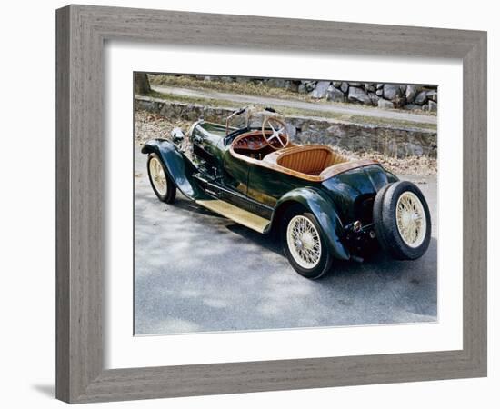 A 1928 Bugatti Type 44 Viewed from the Rear-null-Framed Photographic Print