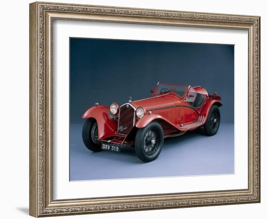A 1933 Alfa Romeo 8C 2300 Corto-null-Framed Premium Photographic Print