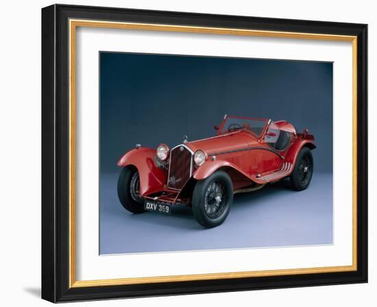 A 1933 Alfa Romeo 8C 2300 Corto-null-Framed Premium Photographic Print