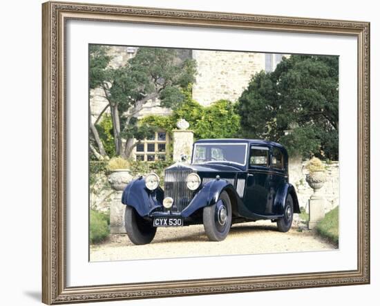 A 1935 Rolls-Royce 20/25-null-Framed Photographic Print