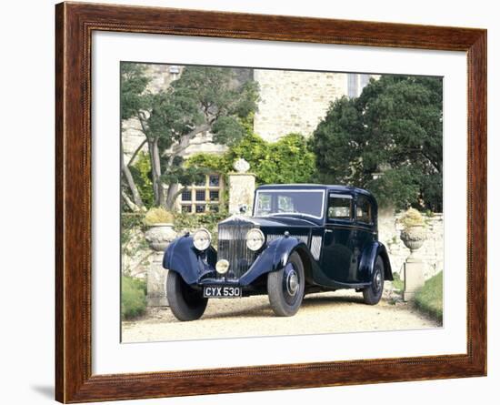 A 1935 Rolls-Royce 20/25-null-Framed Photographic Print