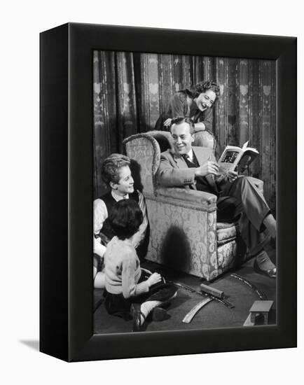 A 1950s Family Living Room-Heinz Zinram-Framed Premier Image Canvas