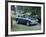 A 1952 Aston Martin Db2 Saloon Car Photographed in a Stately Garden-null-Framed Photographic Print