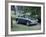 A 1952 Aston Martin Db2 Saloon Car Photographed in a Stately Garden-null-Framed Photographic Print