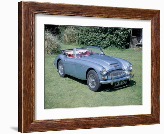 A 1965 Austin Healey 3000 MK3-null-Framed Photographic Print