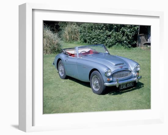 A 1965 Austin Healey 3000 MK3-null-Framed Photographic Print