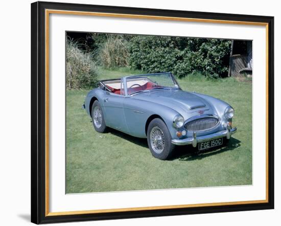 A 1965 Austin Healey 3000 MK3-null-Framed Photographic Print