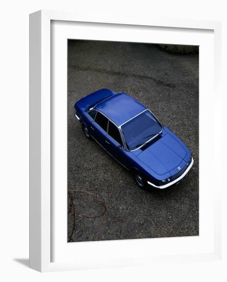 A 1974 NSU (Neckarsulm Strickmaschinen Union) RO 80 Viewed from Above-null-Framed Photographic Print