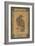 A 19th Century Persian Calligraphic Inscription in the Shape of a Falcon-null-Framed Giclee Print