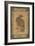 A 19th Century Persian Calligraphic Inscription in the Shape of a Falcon-null-Framed Giclee Print