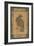 A 19th Century Persian Calligraphic Inscription in the Shape of a Falcon-null-Framed Giclee Print