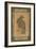 A 19th Century Persian Calligraphic Inscription in the Shape of a Falcon-null-Framed Giclee Print