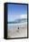 A 20-25 Year Old Young Brazilian Woman on Ipanema Beach with the Morro Dois Irmaos Hills-Alex Robinson-Framed Premier Image Canvas