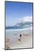 A 20-25 Year Old Young Brazilian Woman on Ipanema Beach with the Morro Dois Irmaos Hills-Alex Robinson-Mounted Photographic Print