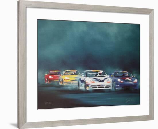 a- 24 Heures du Mans-Victor Spahn-Framed Premium Edition