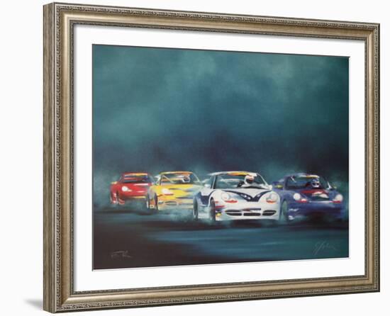 a- 24 Heures du Mans-Victor Spahn-Framed Premium Edition