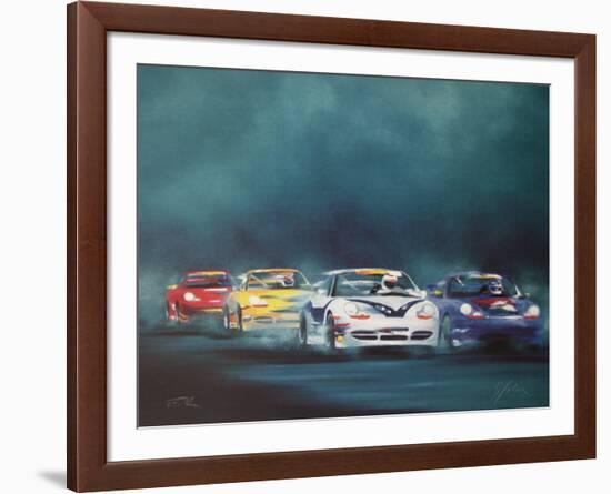 a- 24 Heures du Mans-Victor Spahn-Framed Premium Edition