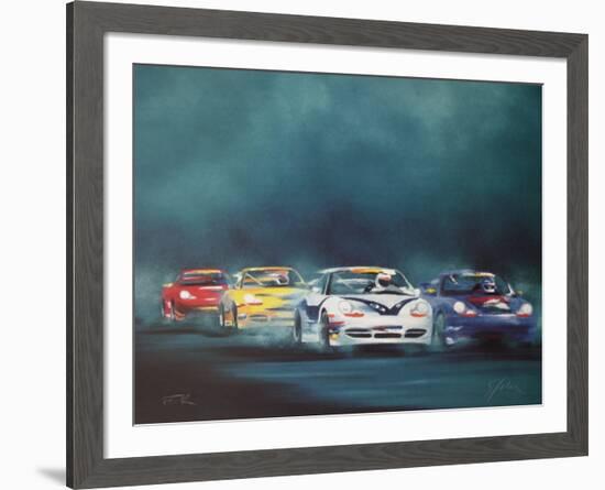 a- 24 Heures du Mans-Victor Spahn-Framed Premium Edition