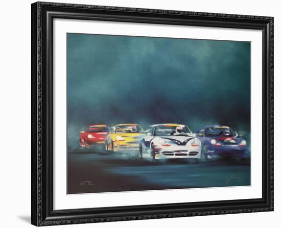 a- 24 Heures du Mans-Victor Spahn-Framed Premium Edition