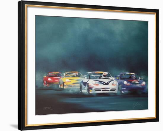 a- 24 Heures du Mans-Victor Spahn-Framed Premium Edition