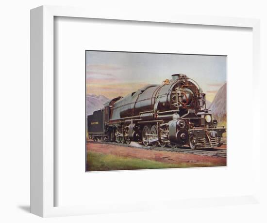 'A 300-Ton American Mallet Type Freight Engine. Pennsylvania Railroad', 1926-Unknown-Framed Giclee Print