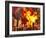 A 3D Conceptual Image of a Stealth Bomber Nuking a City-Stocktrek Images-Framed Photographic Print