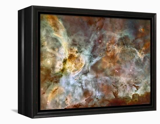 A 50-Light-Year-Wide View of the Central Region of the Carina Nebula-Stocktrek Images-Framed Premier Image Canvas