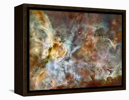 A 50-Light-Year-Wide View of the Central Region of the Carina Nebula-Stocktrek Images-Framed Premier Image Canvas