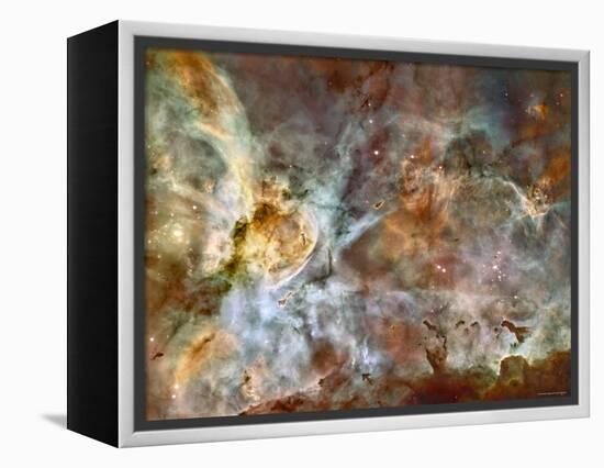 A 50-Light-Year-Wide View of the Central Region of the Carina Nebula-Stocktrek Images-Framed Premier Image Canvas