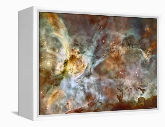 A 50-Light-Year-Wide View of the Central Region of the Carina Nebula-Stocktrek Images-Framed Premier Image Canvas