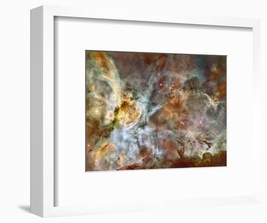 A 50-Light-Year-Wide View of the Central Region of the Carina Nebula-Stocktrek Images-Framed Photographic Print