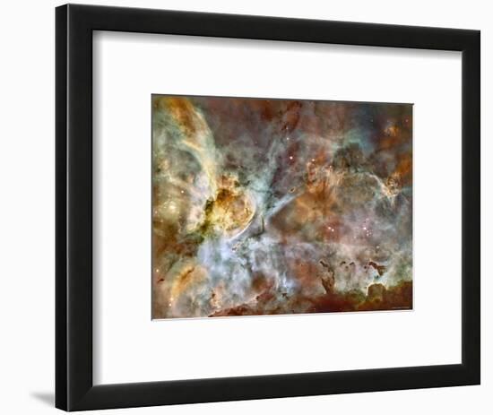 A 50-Light-Year-Wide View of the Central Region of the Carina Nebula-Stocktrek Images-Framed Photographic Print