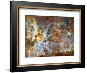 A 50-Light-Year-Wide View of the Central Region of the Carina Nebula-Stocktrek Images-Framed Photographic Print