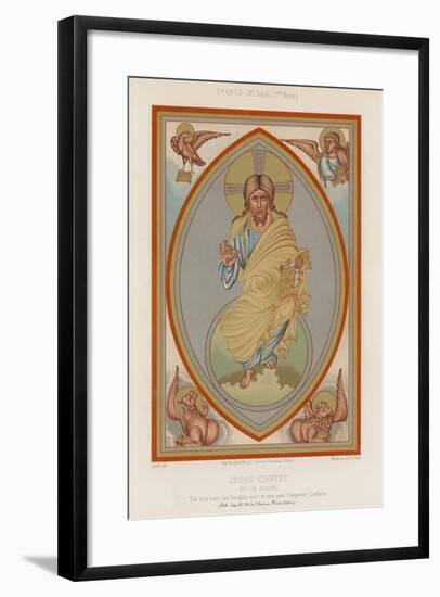 A 9th-Century Depiction of Jesus Christ-null-Framed Giclee Print