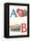 A, Apples, B, Boat-null-Framed Stretched Canvas