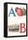 A, Apples, B, Boat-null-Framed Stretched Canvas