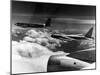 A B-52 of the United States Strategic Command Refuelled In-Flight by a KC 135 Aircraft-null-Mounted Photographic Print