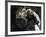 A Baby Gorilla Rests on His Mother Julia's Shoulder-null-Framed Photographic Print