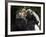 A Baby Gorilla Rests on His Mother Julia's Shoulder-null-Framed Photographic Print