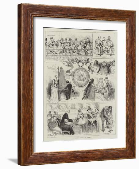 A Baby Show in Paris-Adrien Emmanuel Marie-Framed Giclee Print