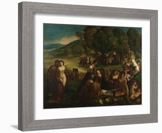 A Bacchanal, C. 1520-Dosso Dossi-Framed Giclee Print