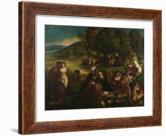 A Bacchanal, C. 1520-Dosso Dossi-Framed Giclee Print